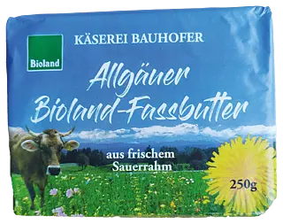 Bauhofers Bioland Butter 250 g 