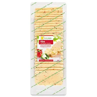 Käsescheiben mit Paprika 500 g 
