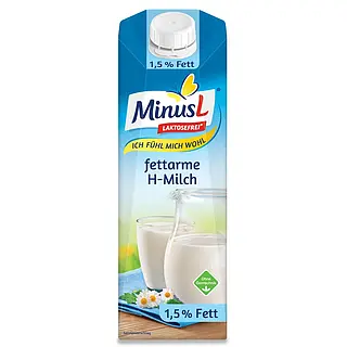 Minus-​L H-​Milch 1,​5 % 1 ltr. 