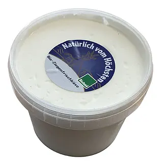 Ziegenfrischkäse natur 1 kg 