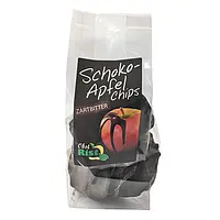 Apfel-​Chips +dunkle Schokolade 